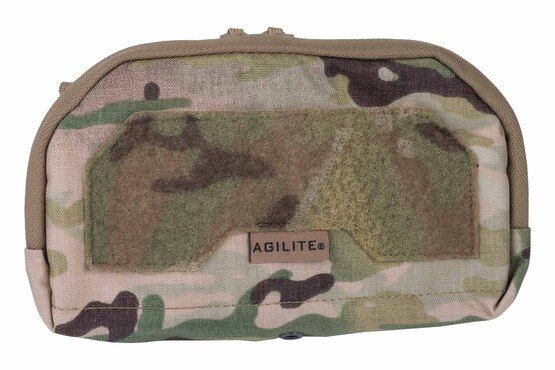 Agilite Pincer Placard 2nd Layer Plate Carrier Admin Pouch with multicam pattern.